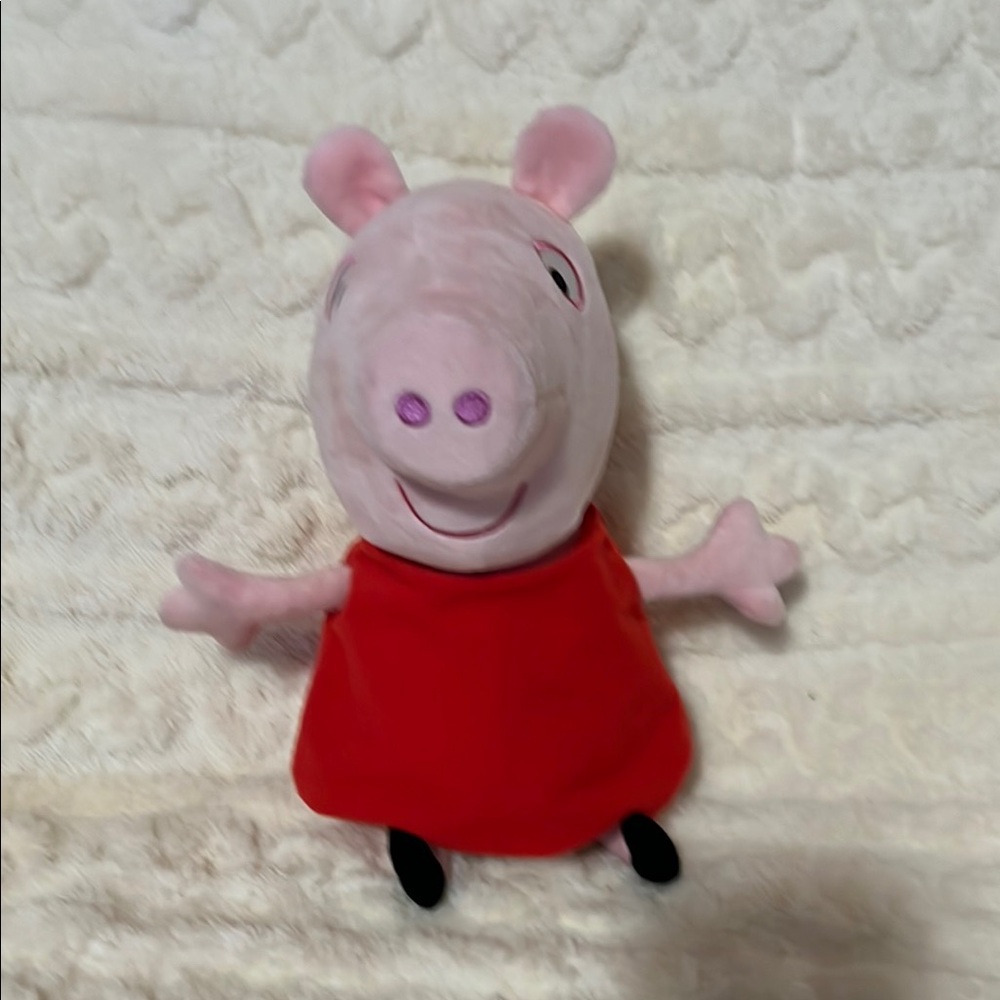 Peppa Pig Plush Toy in Red Dress